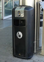 Integro City&trade; afvalbak/asbak combinatie